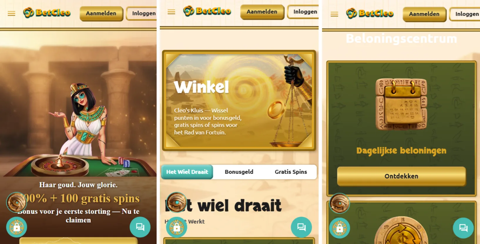 bet cleo casino mobiele versie